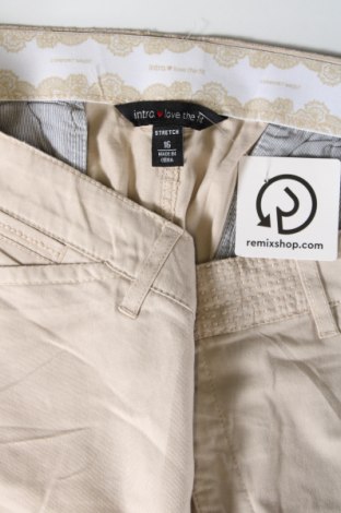 Γυναικείο κοντό παντελόνι Intro, Μέγεθος XL, Χρώμα  Μπέζ, Τιμή 9,17 €
