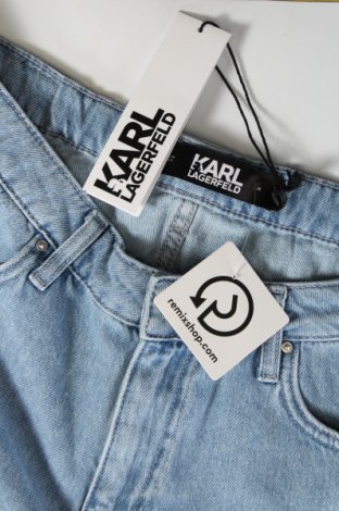 Pantaloni scurți de femei Karl Lagerfeld, Mărime M, Culoare Albastru, Preț 298,52 Lei