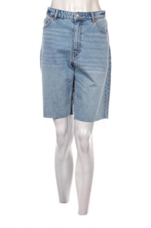 Pantaloni scurți de femei Monki, Mărime M, Culoare Albastru, Preț 131,58 Lei