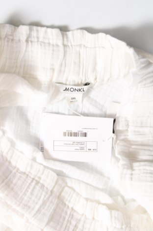 Γυναικείο κοντό παντελόνι Monki, Μέγεθος XXL, Χρώμα Λευκό, Τιμή 16,49 €