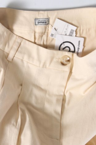 Γυναικείο κοντό παντελόνι Pimkie, Μέγεθος S, Χρώμα Εκρού, Τιμή 7,19 €