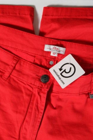 Γυναικείο κοντό παντελόνι S.Oliver, Μέγεθος L, Χρώμα Κόκκινο, Τιμή 17,00 €