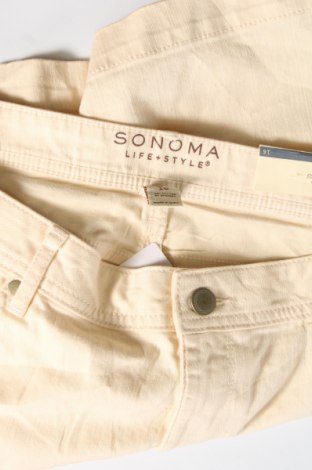 Дамски къс панталон Sonoma, Размер XL, Цвят Бежов, Цена 18,60 лв.