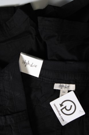 Pantaloni scurți de femei Style & Co, Mărime 4XL, Culoare Negru, Preț 101,97 Lei