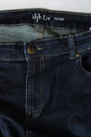 Pantaloni scurți de femei Style & Co, Mărime L, Culoare Albastru, Preț 62,50 Lei