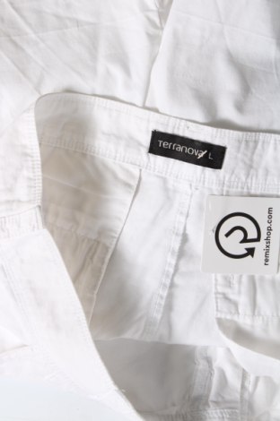 Дамски къс панталон Terranova, Размер L, Цвят Бял, Цена 19,55 лв.