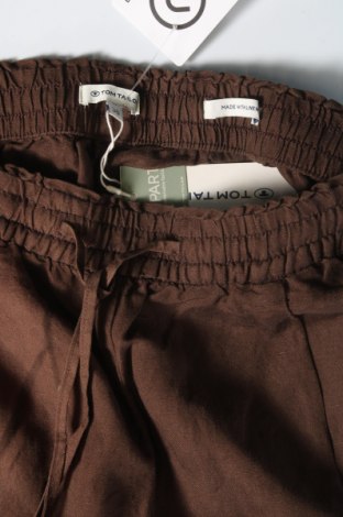 Γυναικείο κοντό παντελόνι Tom Tailor, Μέγεθος M, Χρώμα Καφέ, Τιμή 17,86 €