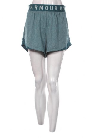 Γυναικείο κοντό παντελόνι Under Armour, Μέγεθος XL, Χρώμα Πράσινο, Τιμή 21,03 €