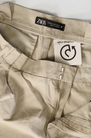 Дамски къс панталон Zara, Размер XS, Цвят Бежов, Цена 28,00 лв.