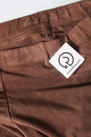 Pantaloni de femei ANNI FOR FRIENDS, Mărime M, Culoare Maro, Preț 123,02 Lei