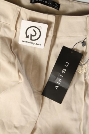 Γυναικείο παντελόνι Amisu, Μέγεθος S, Χρώμα  Μπέζ, Τιμή 12,80 €