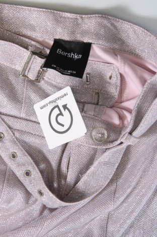 Γυναικείο παντελόνι Bershka, Μέγεθος XS, Χρώμα Ασημί, Τιμή 9,30 €