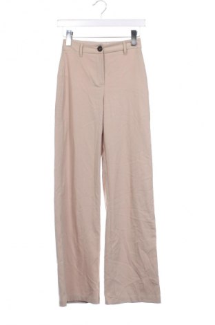 Pantaloni de femei Bershka, Mărime XXS, Culoare Bej, Preț 52,46 Lei