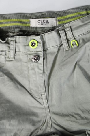 Дамски панталон Cecil, Размер M, Цвят Зелен, Цена 18,45 лв.