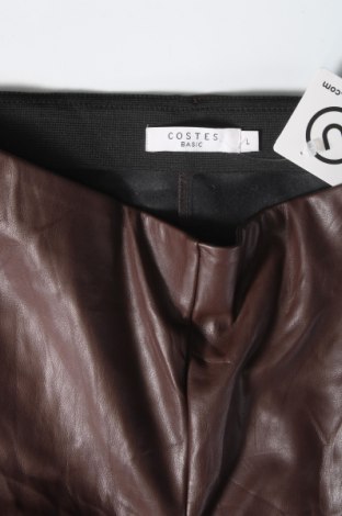 Γυναικείο παντελόνι Costes, Μέγεθος L, Χρώμα Καφέ, Τιμή 12,68 €