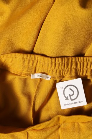 Дамски панталон Defacto, Размер M, Цвят Жълт, Цена 11,60 лв.