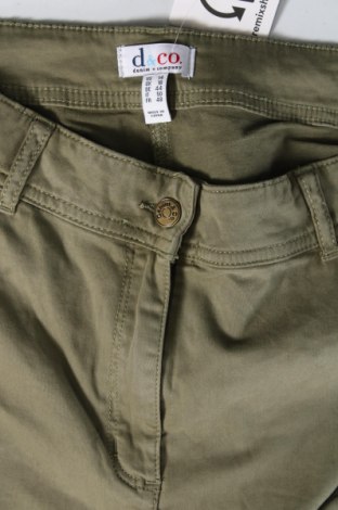 Дамски панталон Denim&Co., Размер XL, Цвят Зелен, Цена 14,50 лв.