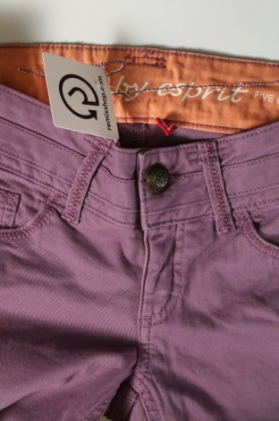 Дамски панталон Edc By Esprit, Размер S, Цвят Лилав, Цена 20,50 лв.