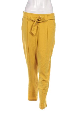 Pantaloni de femei F&F, Mărime S, Culoare Galben, Preț 73,96 Lei
