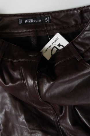 Дамски панталон Fb Sister, Размер S, Цвят Кафяв, Цена 9,57 лв.