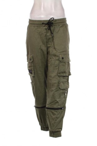Pantaloni de femei Fb Sister, Mărime M, Culoare Verde, Preț 47,70 Lei