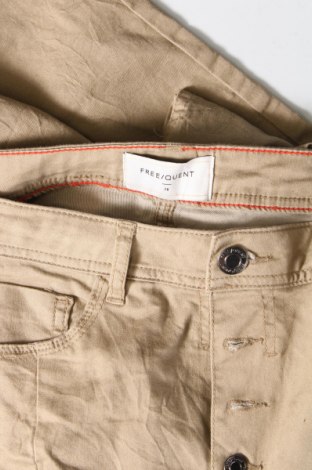 Pantaloni de femei Free Quent, Mărime M, Culoare Bej, Preț 67,44 Lei