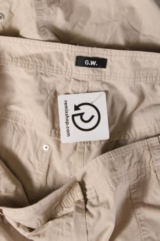 Γυναικείο παντελόνι G.W., Μέγεθος XL, Χρώμα  Μπέζ, Τιμή 21,87 €