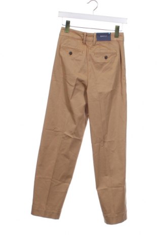 Pantaloni de femei Gant, Mărime XS, Culoare Bej, Preț 335,53 Lei