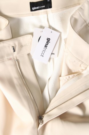 Pantaloni de femei Gina Tricot, Mărime M, Culoare Ecru, Preț 81,58 Lei