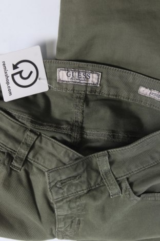 Дамски панталон Guess, Размер S, Цвят Зелен, Цена 52,41 лв.