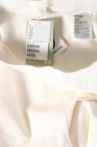 Dámské kalhoty  H&M, Velikost L, Barva Bílá, Cena  383,00 Kč