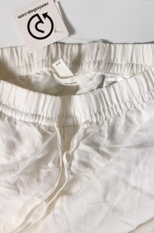 Damskie spodnie H&M, Rozmiar S, Kolor Biały, Cena 66,67 zł