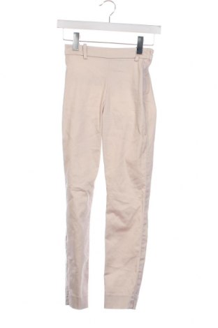 Дамски панталон H&M, Размер XS, Цвят Бежов, Цена 17,60 лв.