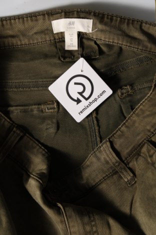 Damskie spodnie H&M, Rozmiar XL, Kolor Zielony, Cena 40,01 zł