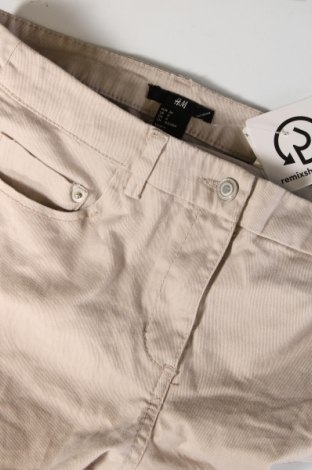 Дамски панталон H&M, Размер S, Цвят Бежов, Цена 13,05 лв.