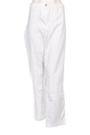 Γυναικείο παντελόνι Helena Vera, Μέγεθος 3XL, Χρώμα Λευκό, Τιμή 14,31 €
