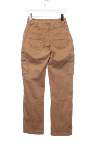 Дамски панталон Hollister, Размер XS, Цвят Кафяв, Цена 26,75 лв.