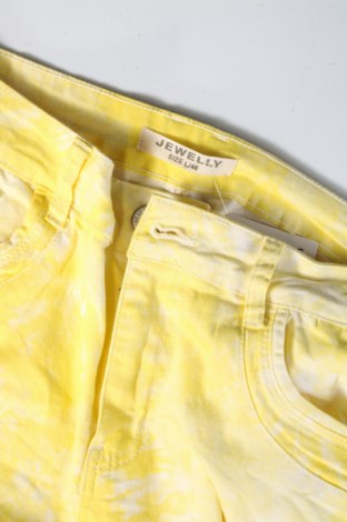Γυναικείο παντελόνι Jewelly, Μέγεθος L, Χρώμα Κίτρινο, Τιμή 14,46 €