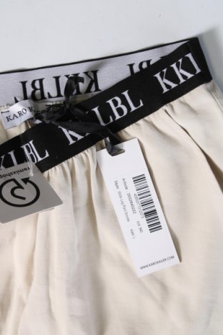 Pantaloni de femei Karo Kauer, Mărime L, Culoare Ecru, Preț 282,24 Lei