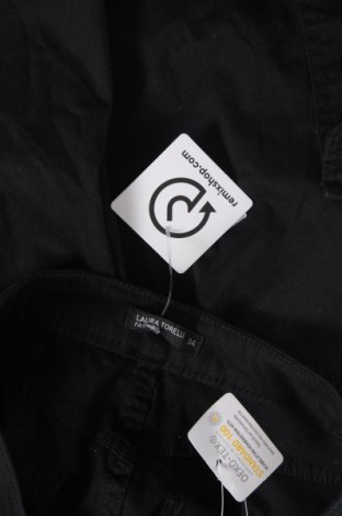 Pantaloni de femei Laura Torelli, Mărime XS, Culoare Negru, Preț 60,53 Lei