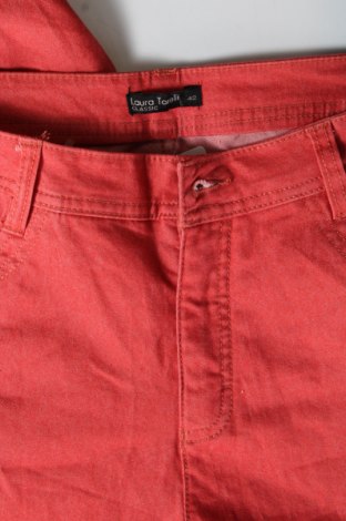Pantaloni de femei Laura Torelli, Mărime L, Culoare Portocaliu, Preț 47,70 Lei