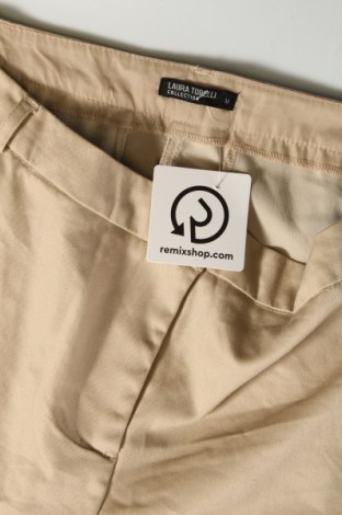 Pantaloni de femei Laura Torelli, Mărime M, Culoare Bej, Preț 42,93 Lei