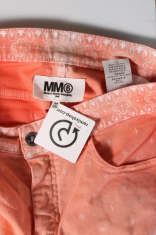 Pantaloni de femei MM6 Maison Martin Margiela, Mărime S, Culoare Portocaliu, Preț 318,21 Lei