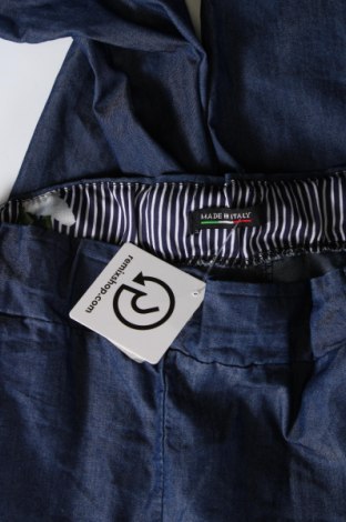 Pantaloni de femei Made In Italy, Mărime M, Culoare Albastru, Preț 95,39 Lei