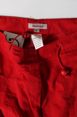 Pantaloni de femei Madonna, Mărime XL, Culoare Roșu, Preț 44,89 Lei
