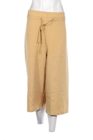 Дамски панталон Mango, Размер L, Цвят Жълт, Цена 34,65 лв.