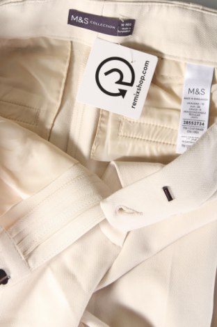 Дамски панталон Marks & Spencer, Размер M, Цвят Бежов, Цена 31,00 лв.