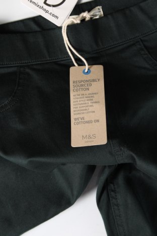 Дамски панталон Marks & Spencer, Размер S, Цвят Зелен, Цена 27,90 лв.