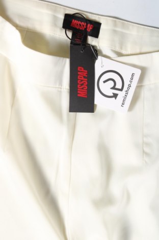 Γυναικείο παντελόνι Misspap, Μέγεθος S, Χρώμα Λευκό, Τιμή 21,57 €