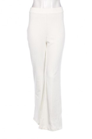 Γυναικείο παντελόνι Monki, Μέγεθος XL, Χρώμα Λευκό, Τιμή 15,88 €